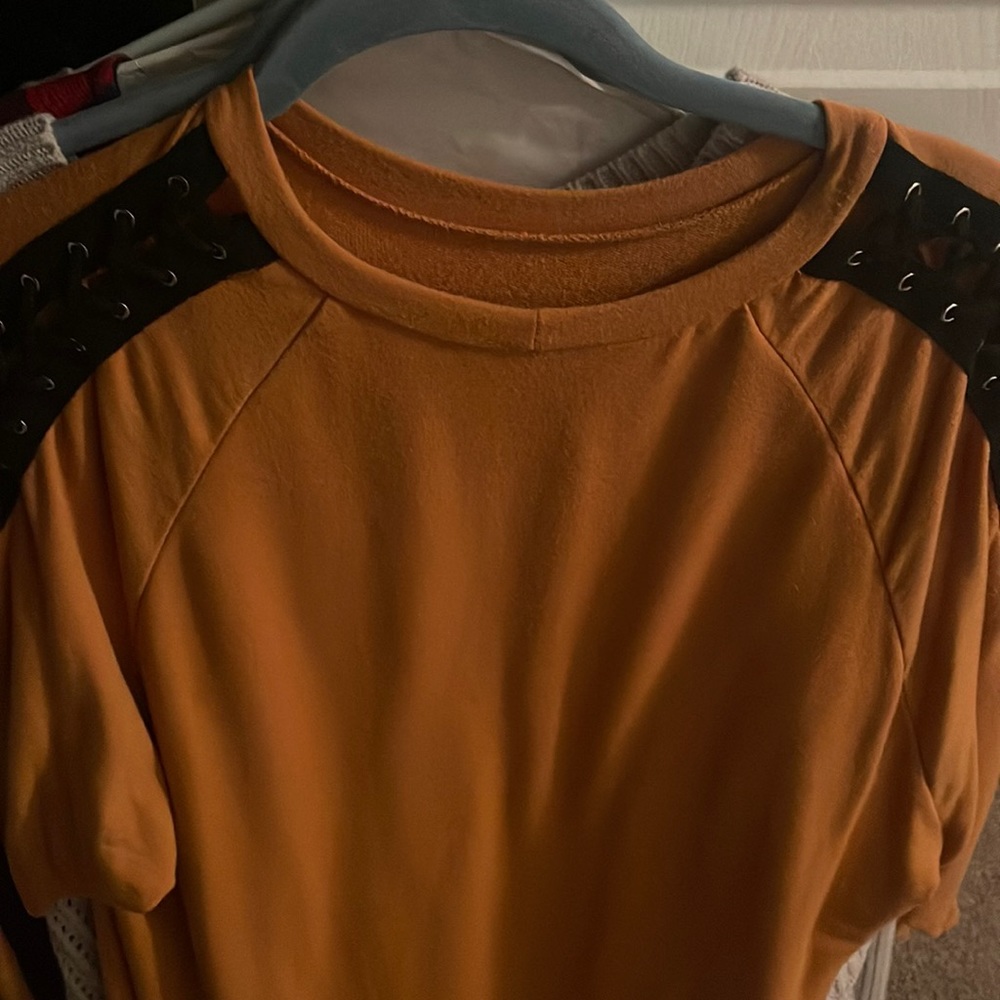 Cute golden shirt
